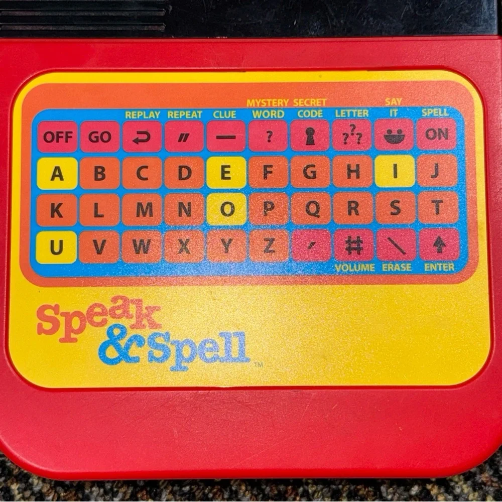 1978 Vintage Basic‎ Fun Speak & Spell Electronic Game - Item #09624*** WORKS!